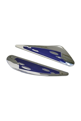 Carub Silecek Rüzgarlığı Krom-Mavi 2 Li Br1400304