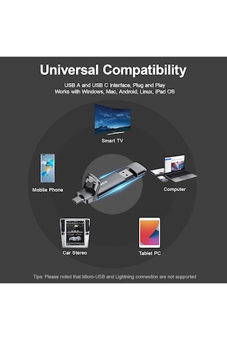 Ssk 128 Gb Usb Type-c Profesyonel Harici Bellek 550 Mb/s Ultra Hızlı Okuma Metal Gövde Çift Giriş 128 GB