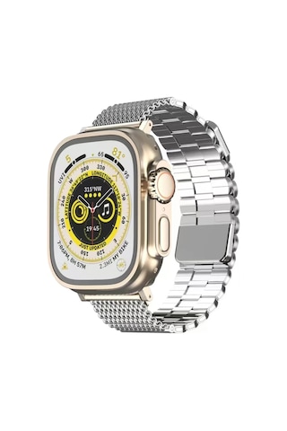Newface Apple Watch 38mm Ascend Metal Kordon - Gümüş Diğer