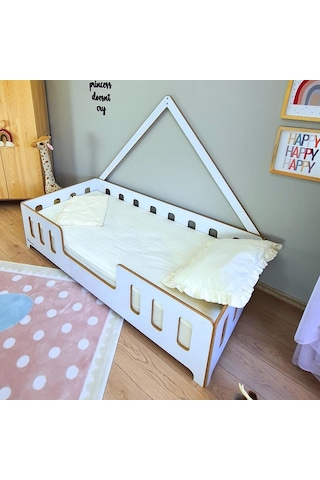 Markaawm Grozny Montessori Yatak Mdf Bebek Ve Çocuk Karyola Akçaağaç