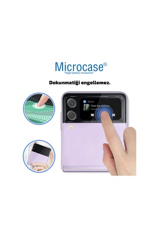 Microcase Samsung Uyumlu Galaxy Z Flip 3 Kamera Camı Lens Koruyucu Cam