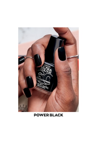 Avon Ultra Color Oje 10 ML Power Black