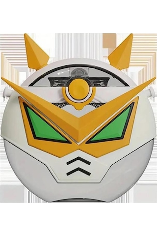 Vagon Coco Smile Özel Kutulu 630 Ml Pipetli Robot Temalı Tritan Su Matarası -boyun Askılı Beyaz