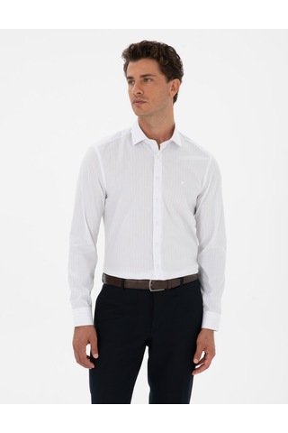 Pierre Cardin Erkek Mavi Gömlek Desenli 50312349-vr036 Mavi