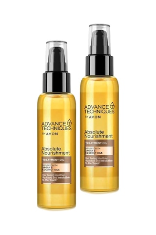 Avon Advance Techniques Argan ve Hindistan Cevizi Yağı Saç Bakım Yağı 2 x 100 ML