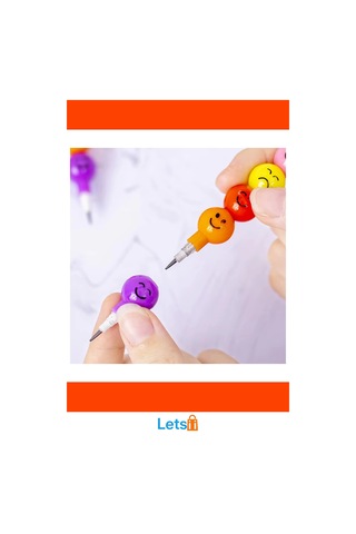 Emojili Renkli Yumurtlayan Kalem 4'lü Set Çok Renkli