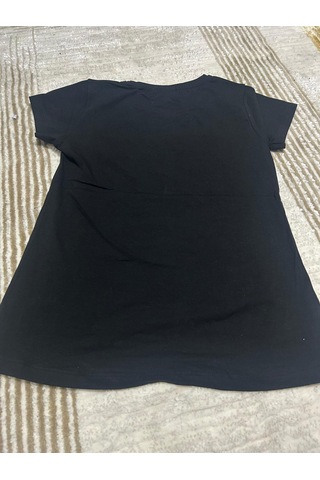 Monili Kız Çoçuk T-shirt SiYAH