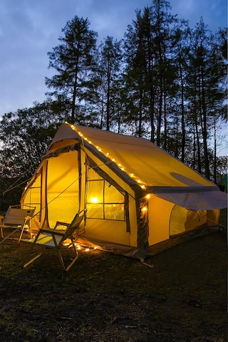 Robo 6 Kişilik 4 Mevsim Şişme Kamp Çadırı (Oxford 210T UPF>40 Kumaş, -40 °C'ye Kadar Kullanım)