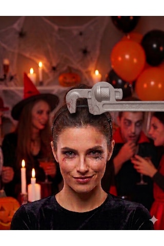 Halloween İngiliz Anahtarı Model Taç Cadılar Bayramı Parti Saç Aksesuarı Korku Temalı
