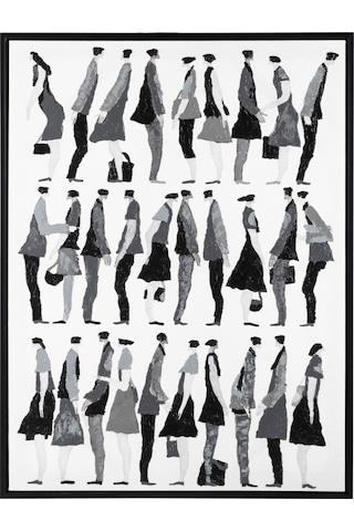 Homo Rho Çerçeveli Yağlıboya Tablo 90x120cm