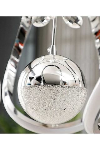 Ey-El Tasarım Şık Sarkıt Led Aplik Krom Kristal Taşlı Krom