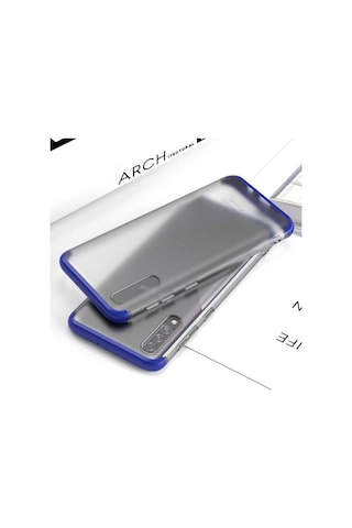 Galaxy A50 Kılıf Zore Nili Kapak Mavi