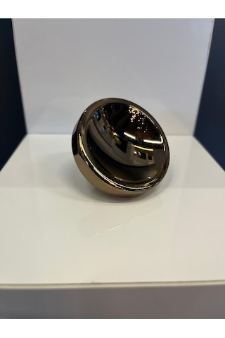 Hiro Metal Düğme Kulp Koyu Bronz Renk Tek Delik Dolap Kapak Modern Çekmece Tv Ünite Mobilya Kulbu Bronz