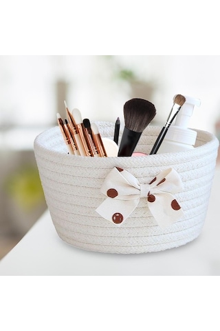 Pazly Taşınabilir Suntek Sepeti Magideal Depolama Dayanıklı Cm Aşınmaya 16.5x9 - Kw Beyaz