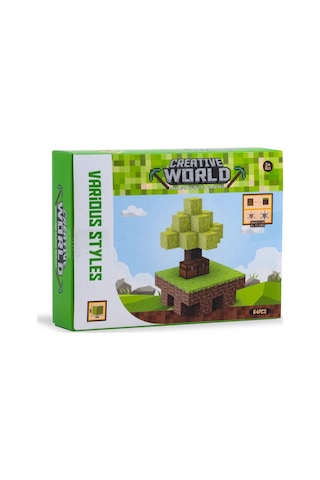Creative World Manyetik Blok Seti -64 Parça Eğitici Oyuncak Jm802