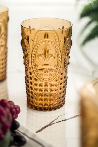 Akrilik Bal Tekli Uzun Bardak & Su Meşrubat Bardağı 750 Ml Büyük Boy & Cam Değildir Bal