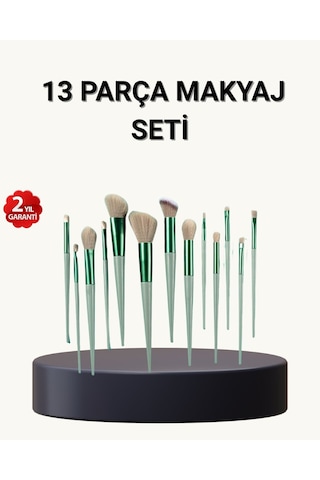 13 Lü Yumuşak Kıllı Makyaj Fırça Seti Profesyonel Kalite Hassas Ciltlere Uygun