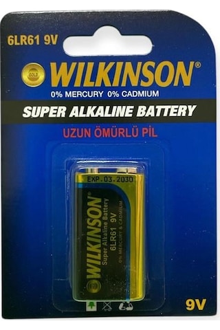 Wilkinson 9 Volt Alkalin Pil 6lr61