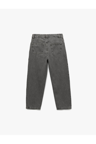 Koton Pamuklu Rahat Kesim Denim Pantolon Gri 6wkb40002td Gri