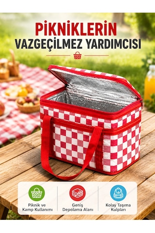 Zenvia 25 Litre Geniş Hacimli Termos Çanta Dayanıklı Fermuarlı Isı Korumalı Taşıma Çantası Znv2026 Çok Renkli