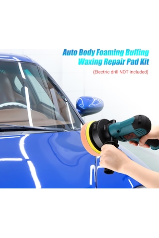 Xindoker 5 İnç 11 Parça Matkap Aksesuar Seti: Araç Ve Ev Temizliği İçin Kendinden Yapışkanlı Cila Ve Parlatma Pedleri