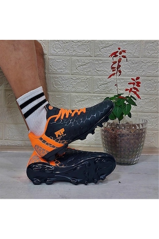 M.p 1357 Siyah-turunucu Krampon Çimsaha Futbol Ayakkabı 001