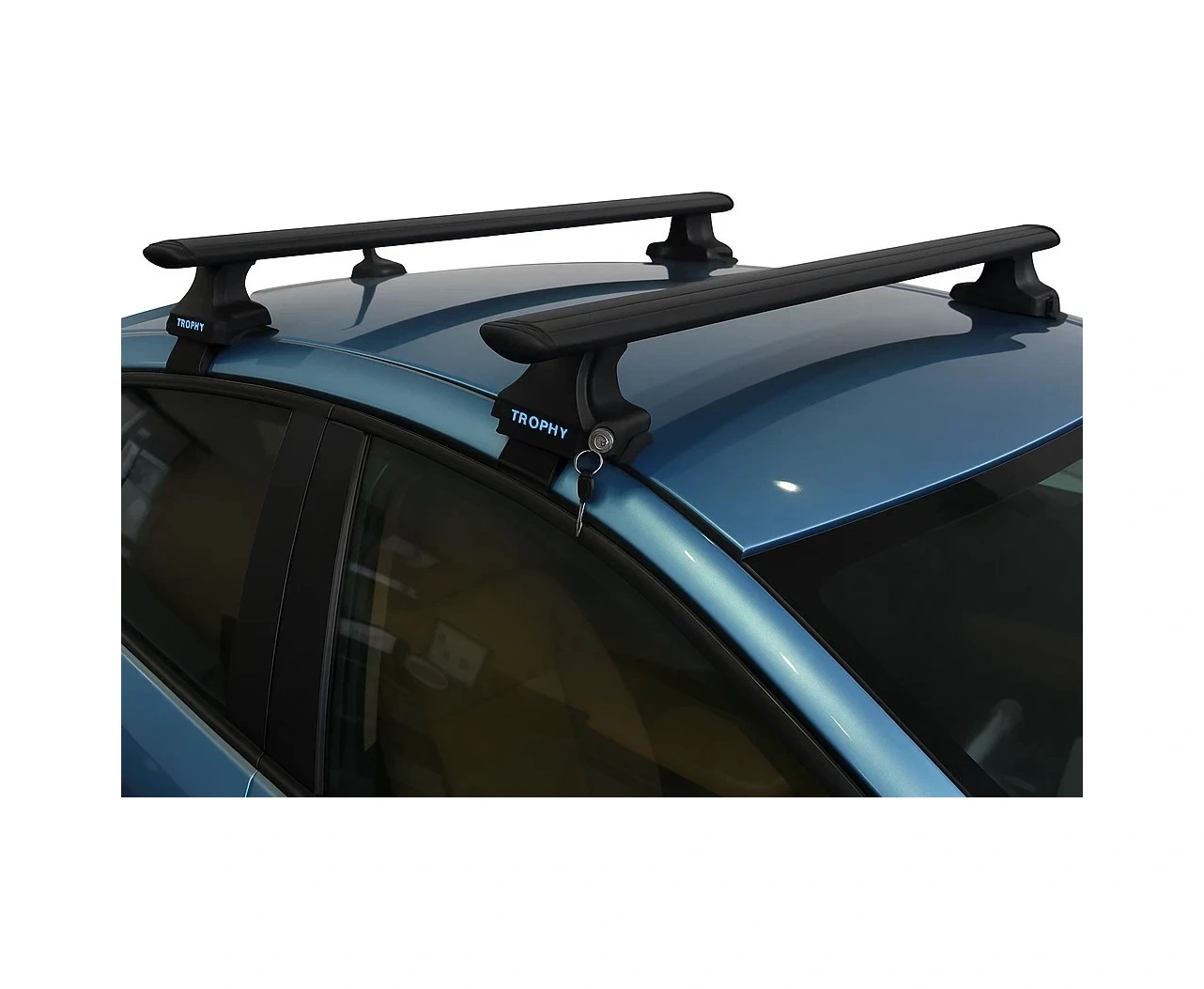Trophybars Kilitlenebilir 120 Cm Siyah Ara Atkı - Volkswagen Golf 7 2013 Sonrası Sunroof'suz Hatchback İle Uyumlu Tavan Barı
