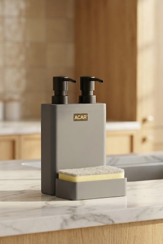 Marissa 2 Li Sıvı Sabunluk Gri - 740 Ml Gri