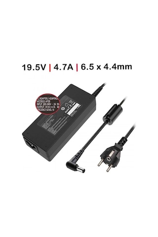 Sony 19.5v 4.74a 90w 6.5 4.4mm Notebook Adaptörü, Laptop Şarj Cihazı / Rna-sn10