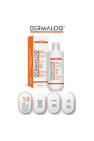 Dermalog Saç Düzleştirici Keratin Brezilya Fönü 500 ML + Dermalog Tuzsuz Şampuan 500 ML