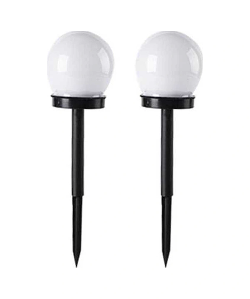 Tongxida 2 Adet Güneş Enerjili Led Çimen Lambası - Çevresel, Su Geçirmez, Bahçe/çatı İçin Beyaz Işık, 8-10 Saat Süre