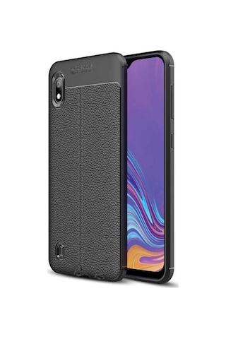 Samsung Uyumlu Galaxy M10 Deri Görünümlü Lux Niss Silikon Kilif 457382521