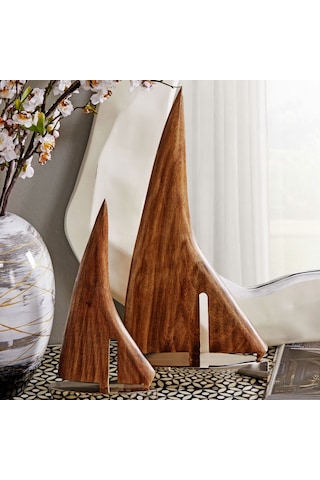 Mudo Home Saıl Boat Biblo 26x51cm