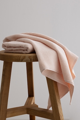 Ivory Somon Fitilli Mikro Fiber %100 Pamuk 2li El Yüz Havlusu Set Somon