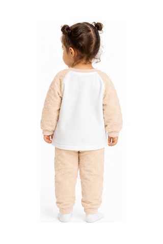 Babyhola Kız Erkek Bebek Ay Desenli Takım 15608 Kahverengi
