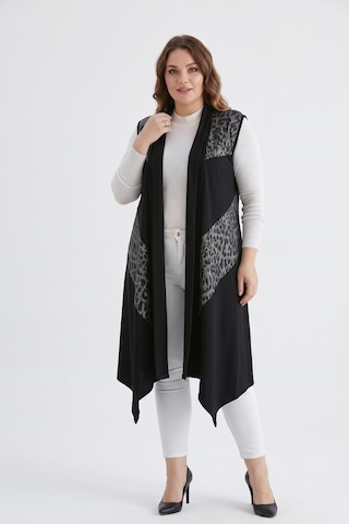 Wearon Kadın Düğmesiz Modelli Yelek 54148 Bgl-st05660 Siyah