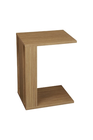 Single C Yan Servis Sehpa Bambu / Tekerlekli Laptop Sehpası