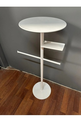 lyla concept Lisa Plus Banyo Organizeri,tuvalet Kağıtlık, Havluluk Beyaz Beyaz