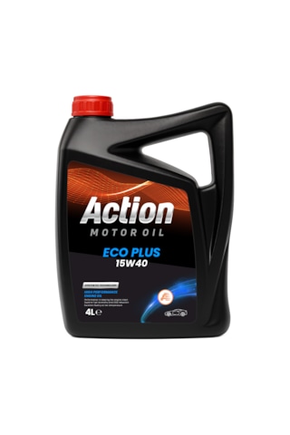 Action Çok Dereceli Eco Plus 15W-40 Motor Yağı 4 L Action Çok Dereceli Eco Plus 15W-40 Motor Yağı 4 L