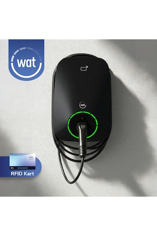 Wat Mobilite Home Master 22 Kw Güçlü Ev Şarj Cihazı 5mt. Dahili Kablo Ip55 Koruma Seviyesi İle 4/7/11/22 Kw