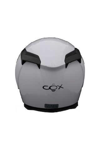 Cox SR-F Kapalı Motosiklet Kaskı Beyaz
