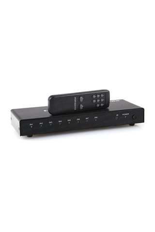 Dark Full Hd 8 Giriş 1 Çıkışlı Uzaktan Kumandalı Hdmı Switch Seç