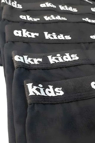Uniquetrenders Erkek Çocuk İkili Set Pamuklu Penye 6 Atlet 6 Boxer Gri - Siyah