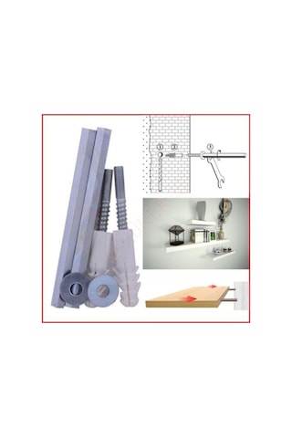 10Cm Gizli Raf Tutucu Uçan Raf Bağlantı Aparatı 10Cm Gizli Raf Tutucu Uçan Raf Bağlantı Aparatı