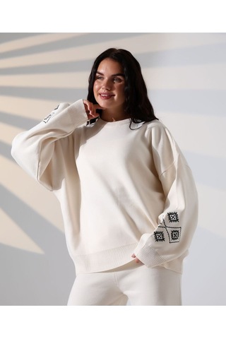 Marakeş Esintisi Alt-üst Triko Takım Taş