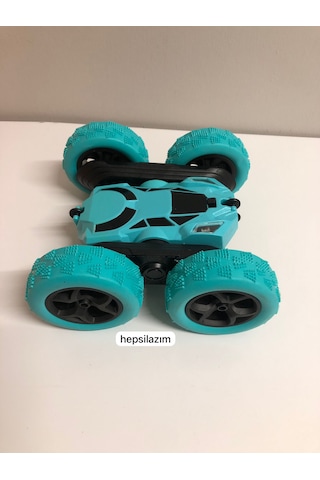 Uzaktan Kumandalı 360 Dönen Şarjlı Akrobat Stunt Car Araba Turkuaz