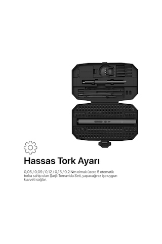 Xenon Smart X6833 Hassas Şarjlı Tornavida Seti 153 Parça
