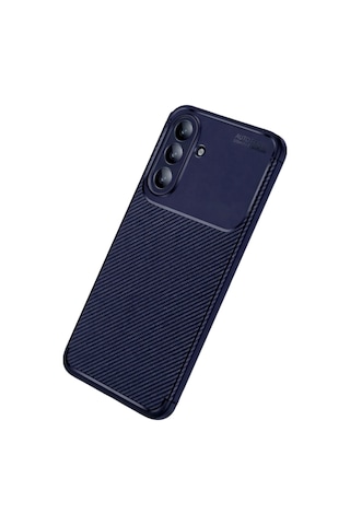 Samsung Galaxy Uyumlu A27 5g Kılıf Karbon Silikon Case Lacivert