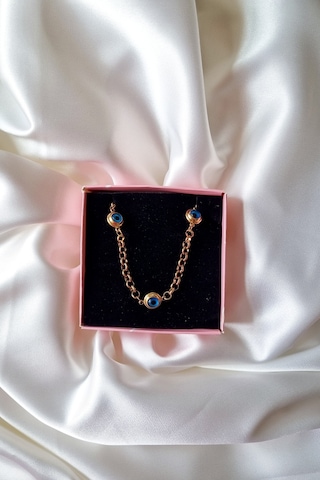 Nazar Boncuklu Çelik Kolye