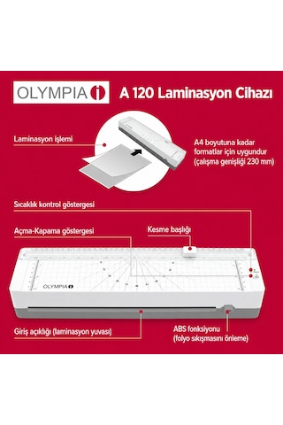 A120 Combo Laminasyon Makinesi Ve Giyotin Makinesi